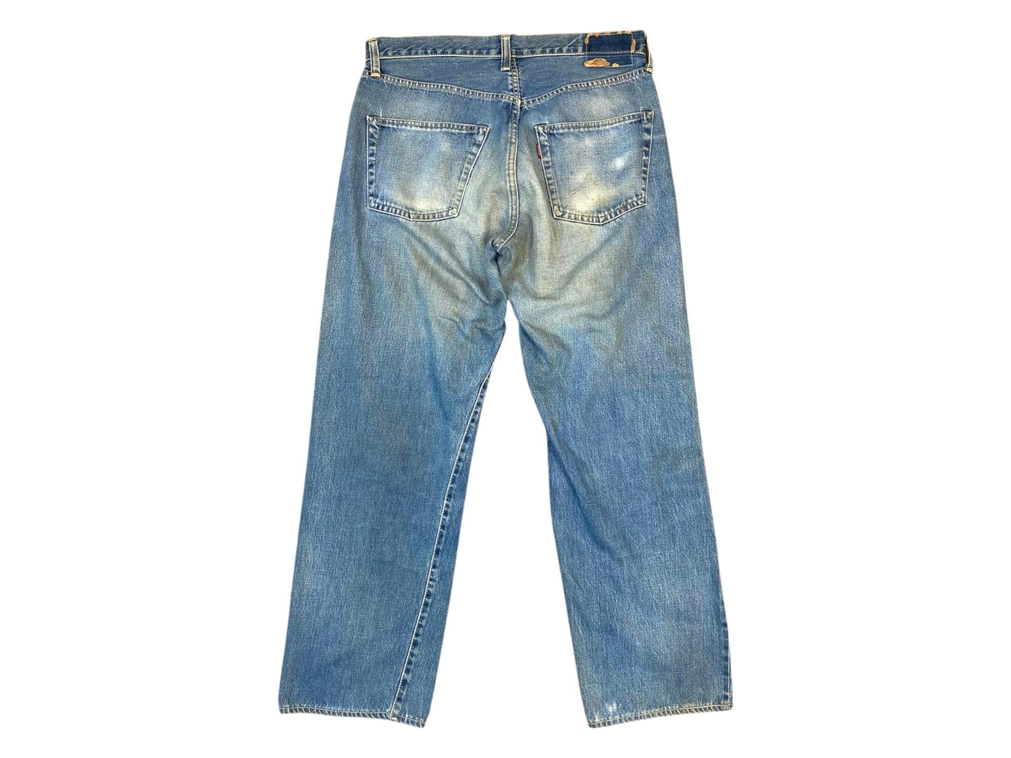 Vintage DENIME Selvedge Jeans | Raw Indigo Denim, Straight Fit - Etsy