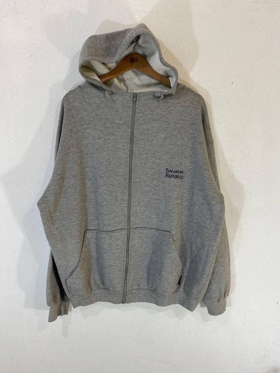 Vintage BANANA REPUBLIC Hoodie | 90s Minimalist Pullover