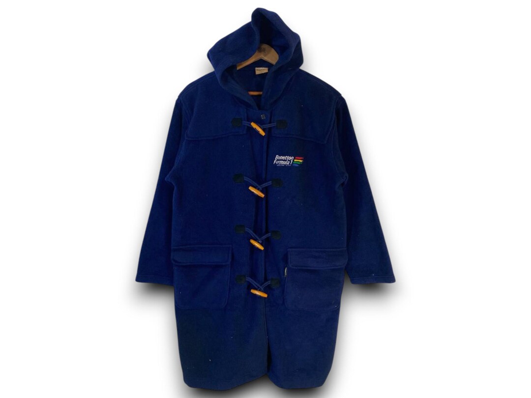 90s Benetton Formura 1 ダッフル ロング コート 90s ヴィンテージ 