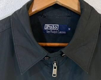 Vintage Polo Ralph Lauren Bi-swing Windbreaker Jacket | [black