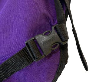 Vintage Coleman Purple Messenger Bag | Wichita Kansas Patch | Camo