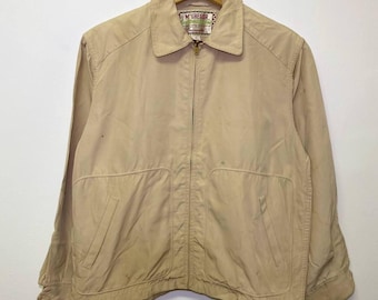 Mens Mcgregor Jacket - Size Tall XXL, Vintage 70's Light Blue, Zip