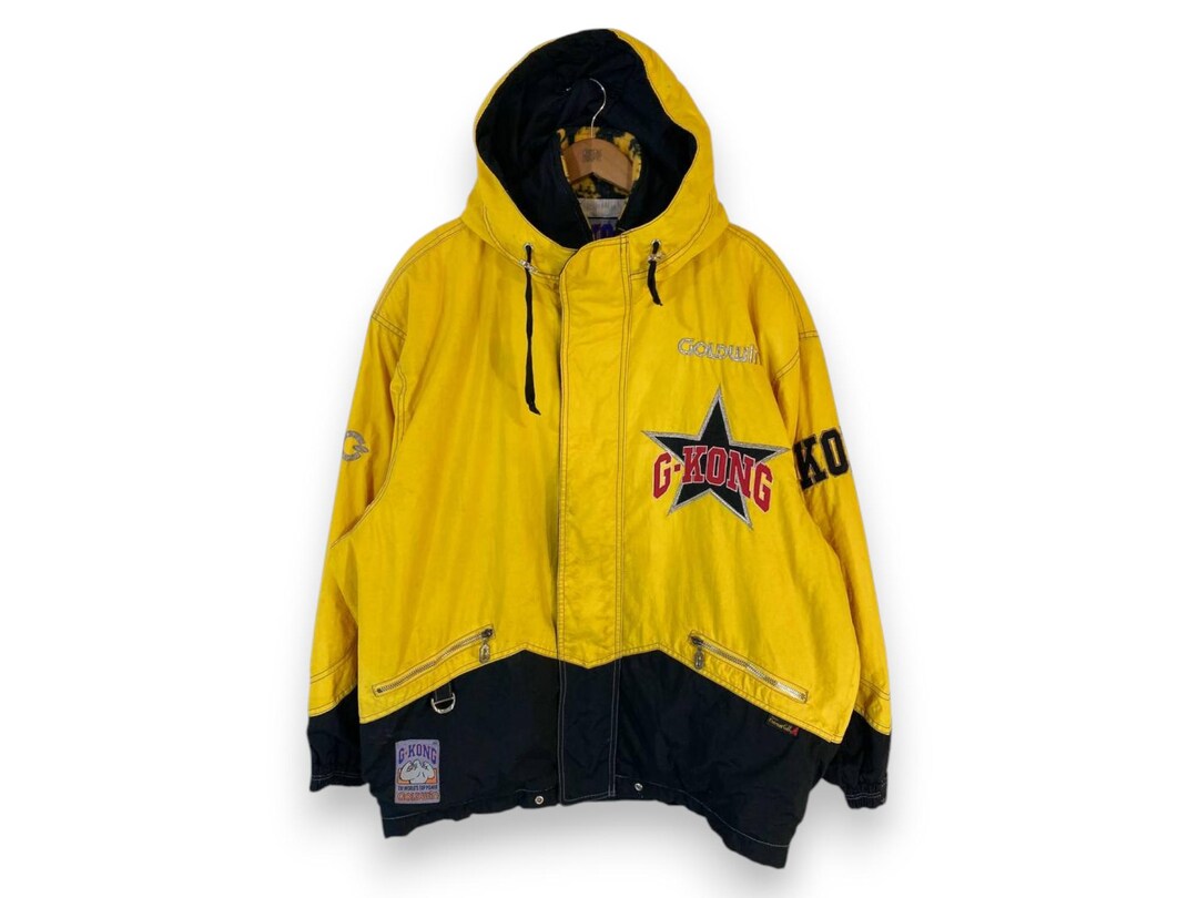 Rare Vintage 90s Goldwin G-KONG Anorak Jacket | Oversized Color