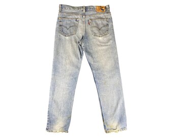 Vintage Levi's 504 Faded BAGGY Jeans Stonewashed Denim Pants