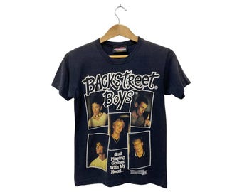 Vintage 90s Backstreet Boys Boy Band Music T-shirt / Male Group