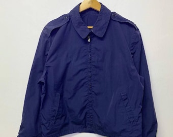 Vintage 90s Trendy Boxy Abercrombie & Fitch Navy Dual Closure USN