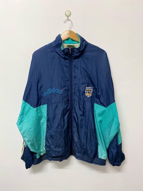 90年代ヴィンテージ アディダス ウィンドブレーカー | ネイビー