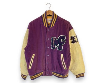 VTG MCGREGOR Varsity Jackets Coats N.Y 1921 Sport Club Navy Blue