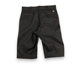パンツ 90s Dickies black work baggy shorts y2k Vintage Dickies Work Shorts W34 | Khaki Skater Utility Trousers