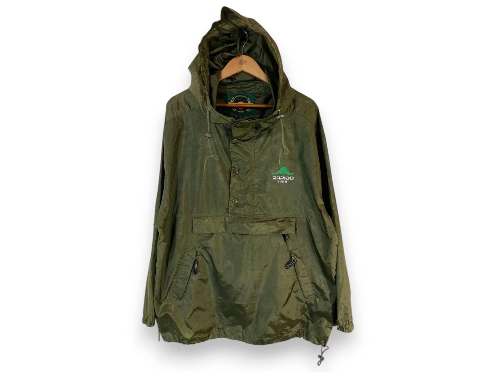 Vintage Rapido Anorak Jacket L | 90s Color Block Pullover