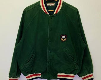 Medium, Vintage Mcgregor Bomber Jacket 90s Mcgregor, Big Spell Out