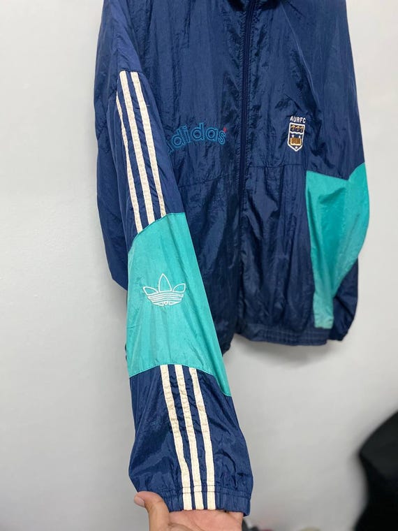 90年代ヴィンテージ アディダス ウィンドブレーカー | ネイビー
