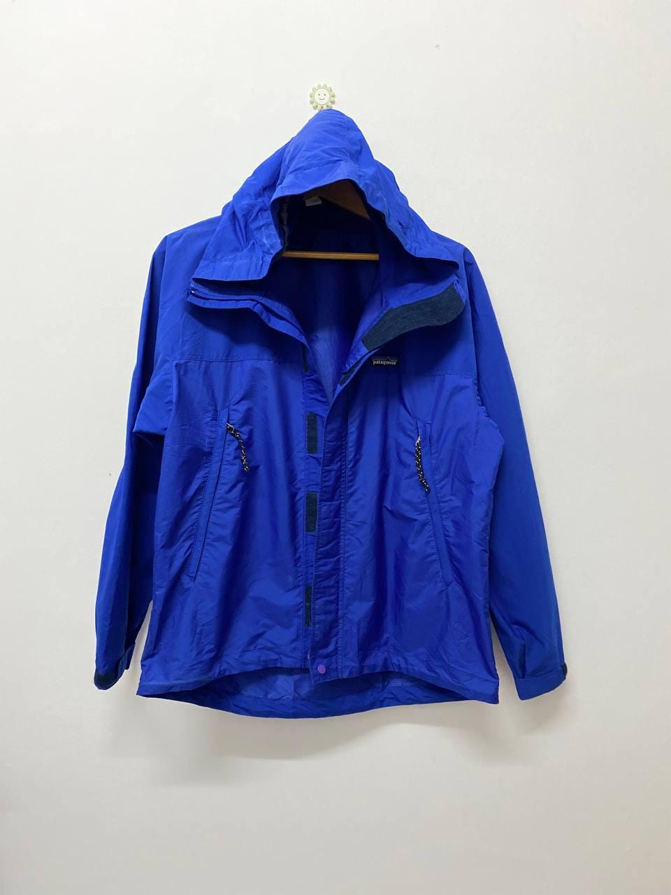 Vintage Patagonia Blue Shell Jacket XS | 90s Gorpcore Windbreaker