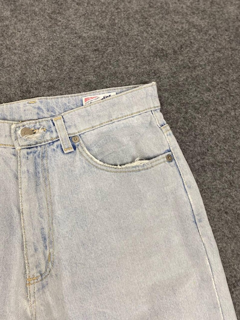 Vintage WRANGLER Distressed Jeans | 90s Thrashed Cowboycore Denim | Rugged Sun Faded Workwear | Grunge Western image 8