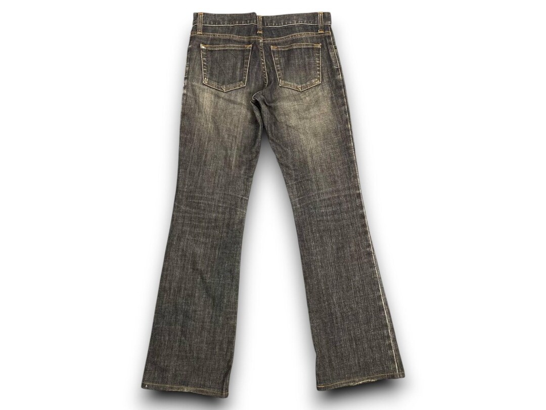 Vintage Uniqlo Bootcut Jeans | Dark Wash Japanese Denim
