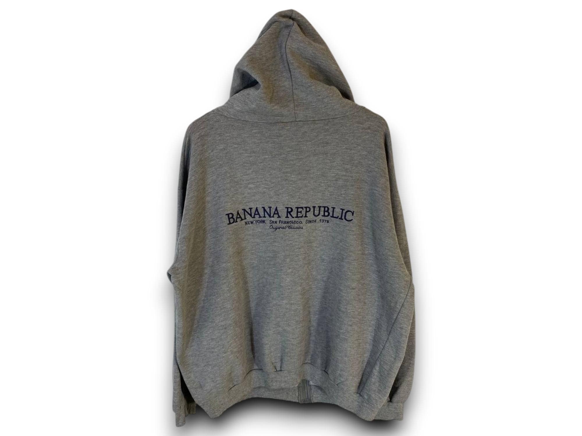 Vintage BANANA REPUBLIC Hoodie | 90s Minimalist Pullover
