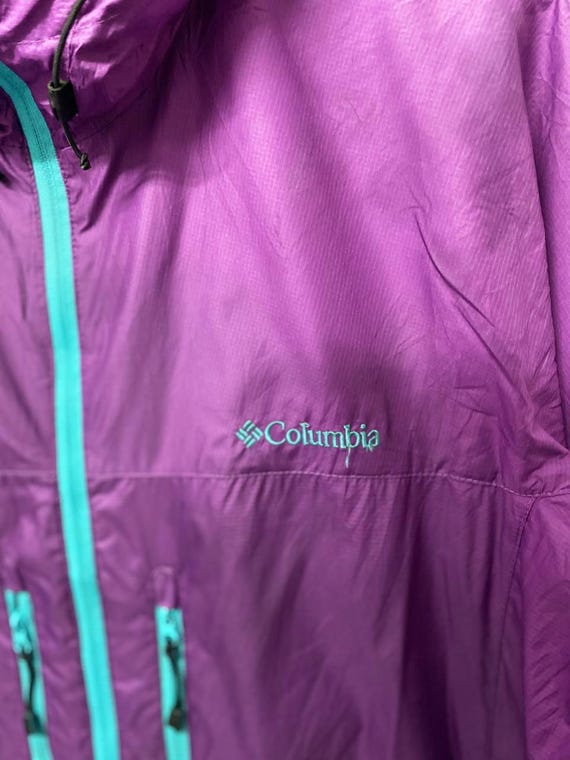 Columbia Omni-shield Windbreaker | Purple & Teal Lightweight
