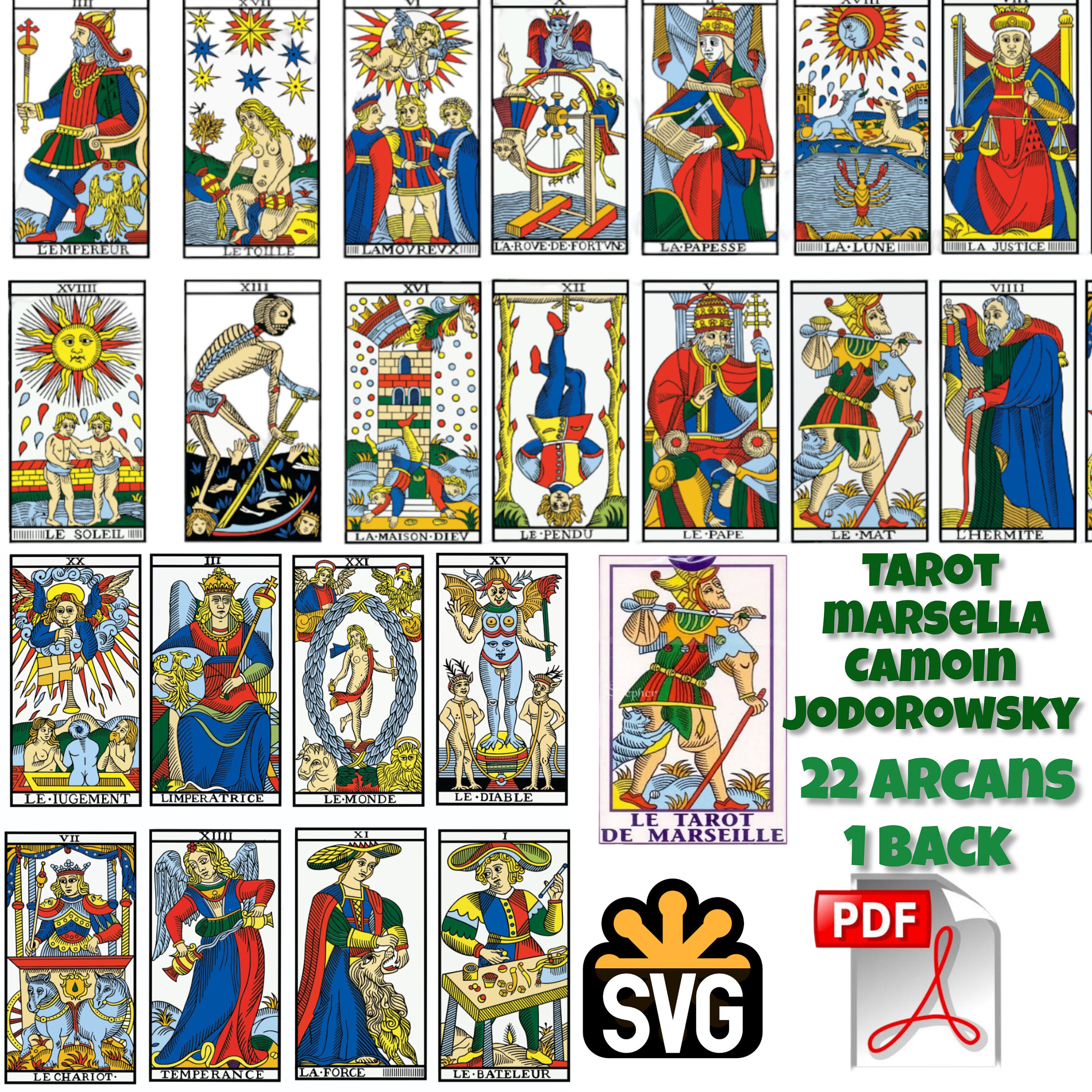 Marseille Tarot Camoin Jodorowsky Restoration High Quality