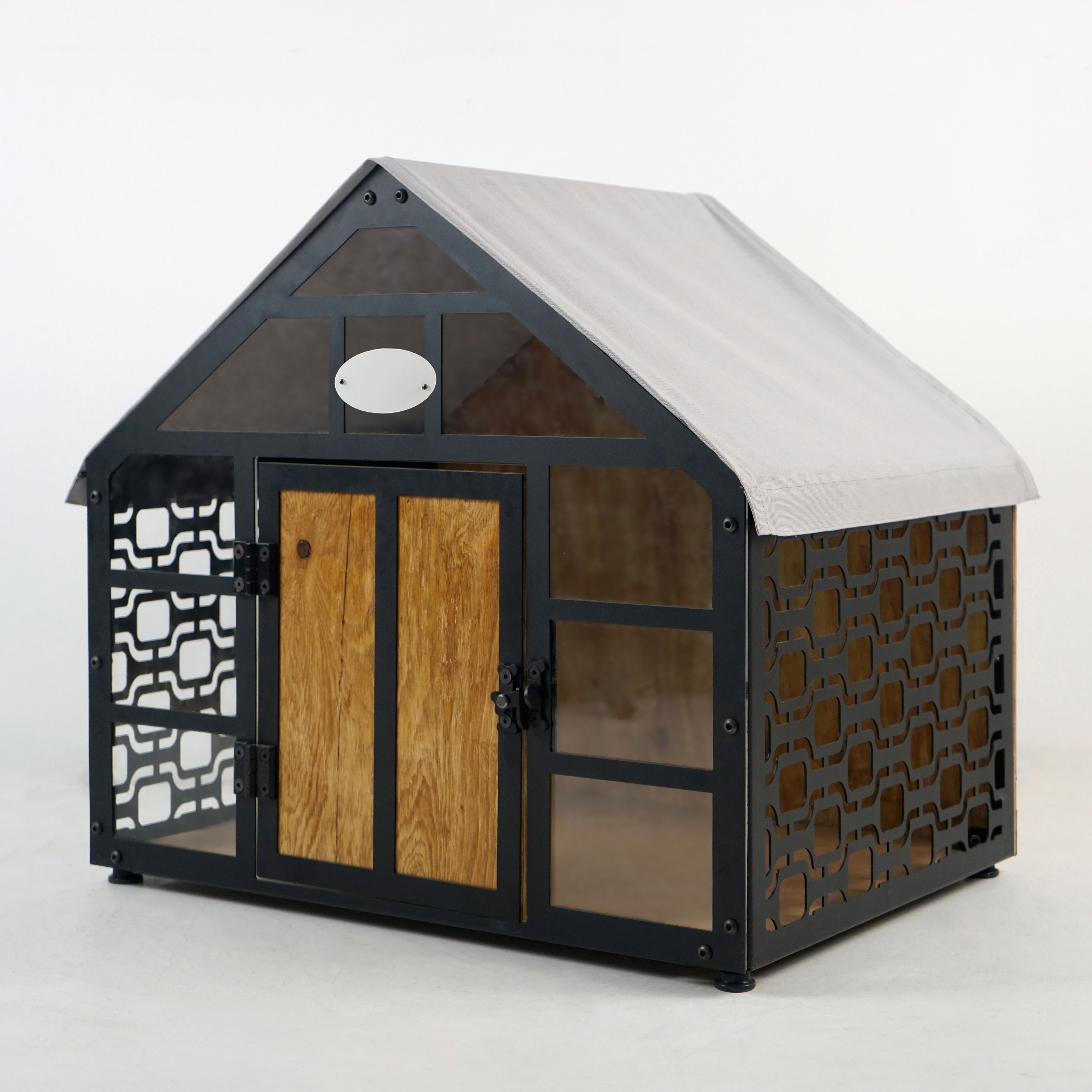 Indoor Modern Dog House, Rustic Suitable for Patio Use