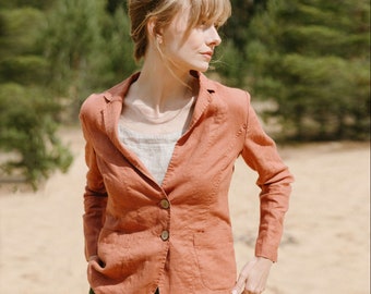 ジャケット・アウター 90s LANCEL linen tailored jacket mode il_340x270.5219393828_jiz9.jpg