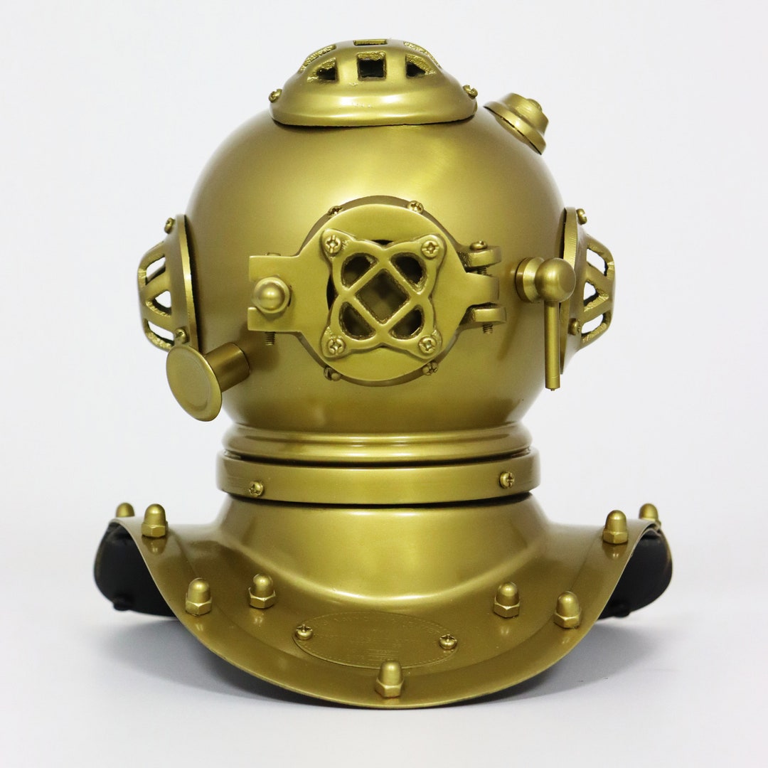 Brass US Navy Mark V Diving Helmet Replica - Nautical Decor - Etsy