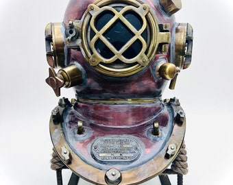 Scuba Diving Helmet Marine Rare Antique Divers Helmet Solid Iron & Aluminum