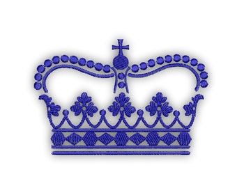 Crown set of 5 sizes/ Embroidery Digital File / Machine Embroidery Digitizing / Embroidery Design