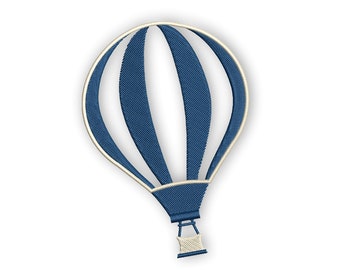 Cute Airballoon Satin set of 5 sizes/ Embroidery Digital File / Machine Embroidery Digitizing / Embroidery Design