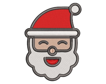 Santa Claus Head set of 5 sizes  / Embroidery Digital File / Machine Embroidery Digitizing / Embroidery Design