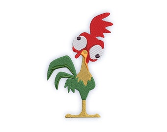 Weird Rooster set of 6 sizes / Embroidery Digital File / Machine Embroidery Digitizing / Embroidery Design