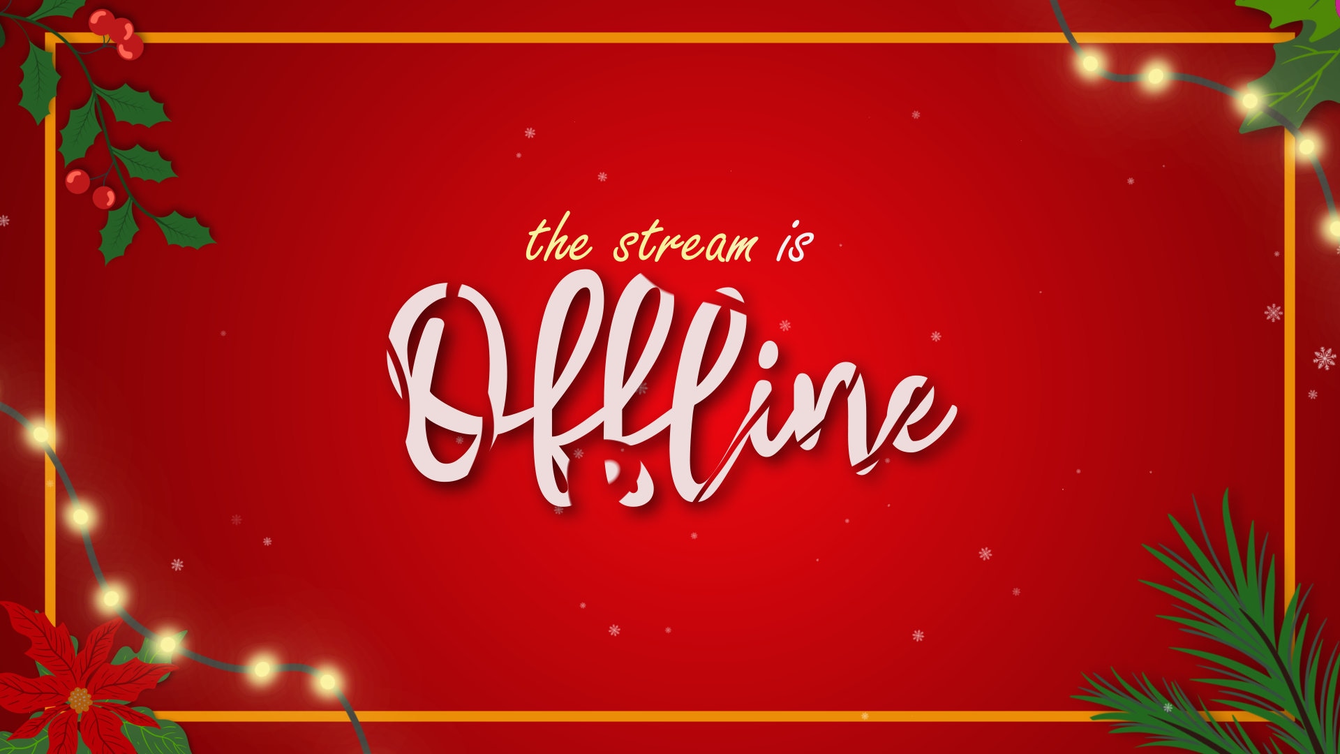 Christmas Stream Overlays Animated Snowflakes Twitch Pack - Etsy