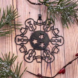 Nashville-Weihnachtsverzierung, Gitarrenverzierung, Tennessee-Weihnachtsgeschenk, Country-Musik, Abschiedsgeschenk, Memphis-Verzierung, Cowboy-Weihnachten