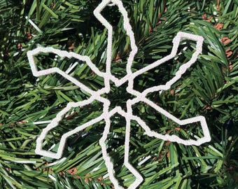 California Ornament Snowflake, California Christmas Ornament, California Christmas Gifts, State Gifts, State Ornament