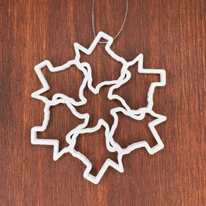 Texas Ornament Snowflake, Texas Christmas Ornament, Texan Christmas Gifts, Lone Star State Gifts, State Ornament