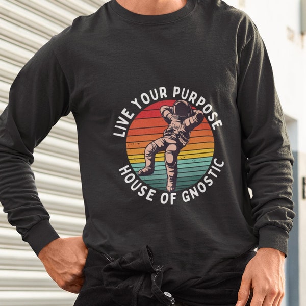 Live Your Purpose Shirt Graphic Unisex Jersey Long Sleeve House of Gnostic T Shirt