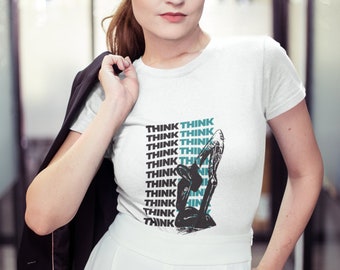 Thinker Man T-Shirt: Introvert Deep Thought Tee