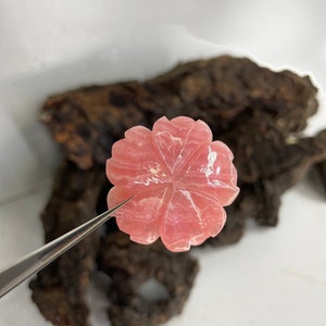 Rhodochrosite Pendant |Valentines Gift |Rhodochrosite Pendant For Her,Pendant for Women, Gift for Her, Silver Necklace |Rhodochrosite Flower