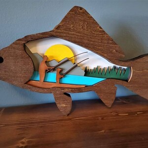 Fishing Scene Decor