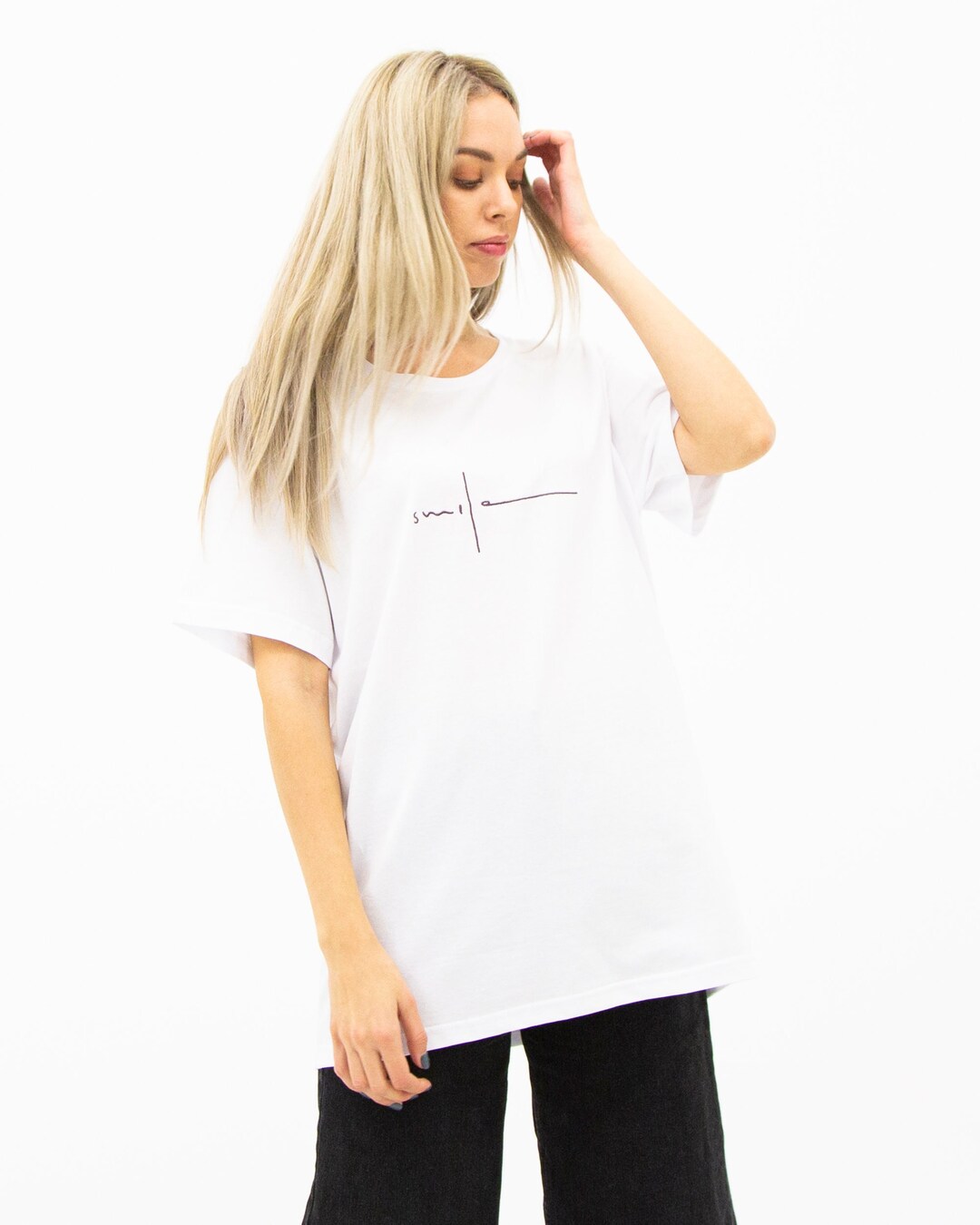 Eé embroidery big shirt white | épine