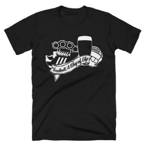 Football Hooligan Men Funny T-shirt - Size S - 5XL