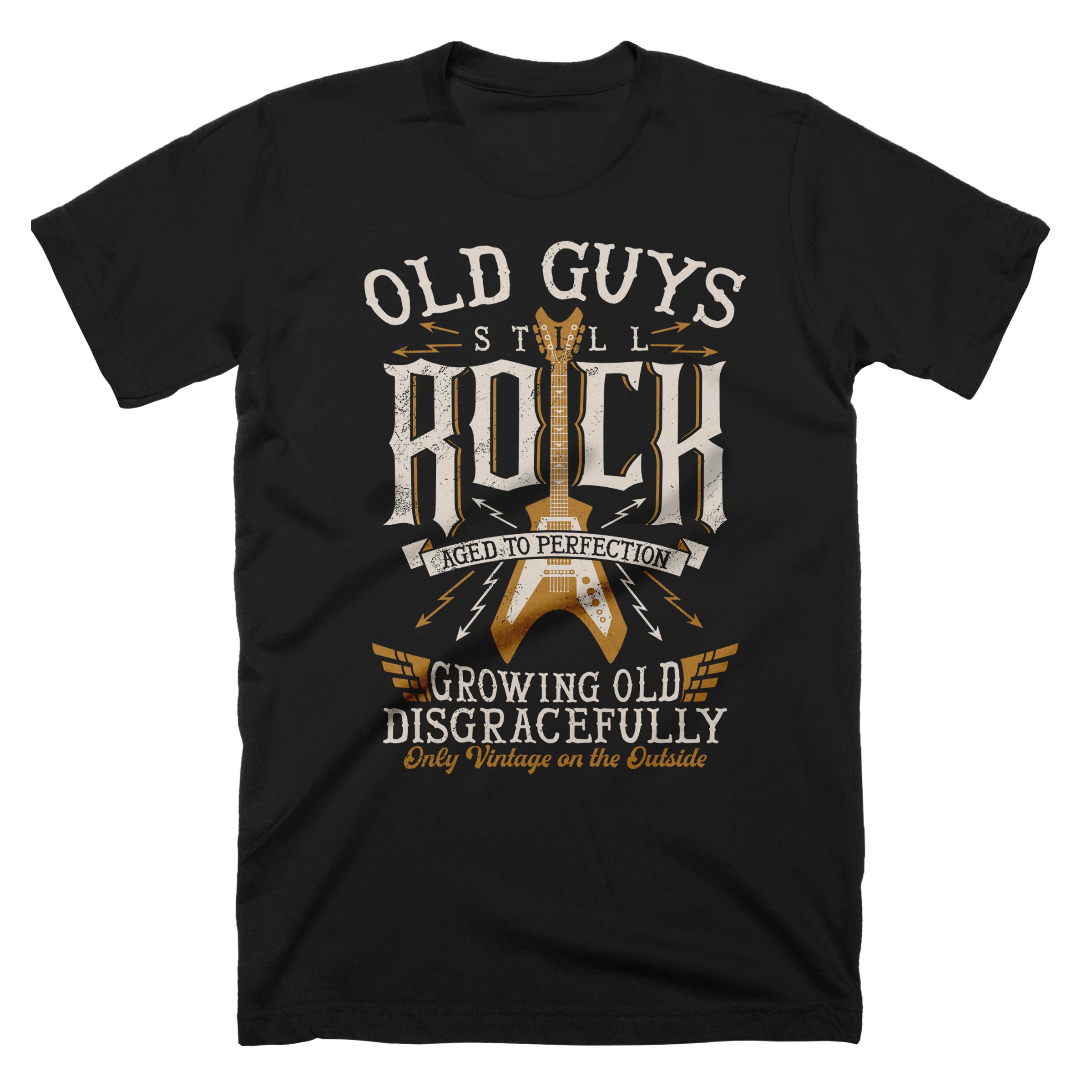 Old guys rock t shirt Clearance
