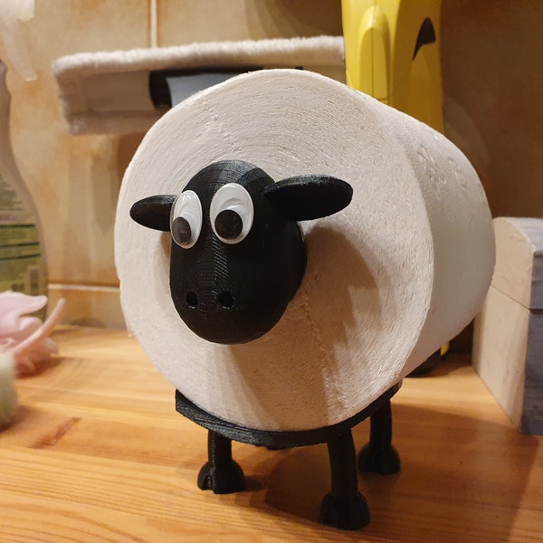 Funny Sheep Toilet Paper Roll Holder: Unique and Whimsical Bathroom Decor!