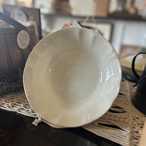 Vintage Richard Ginori Italian Bowl – Manifattura di Laveno White Ceramic