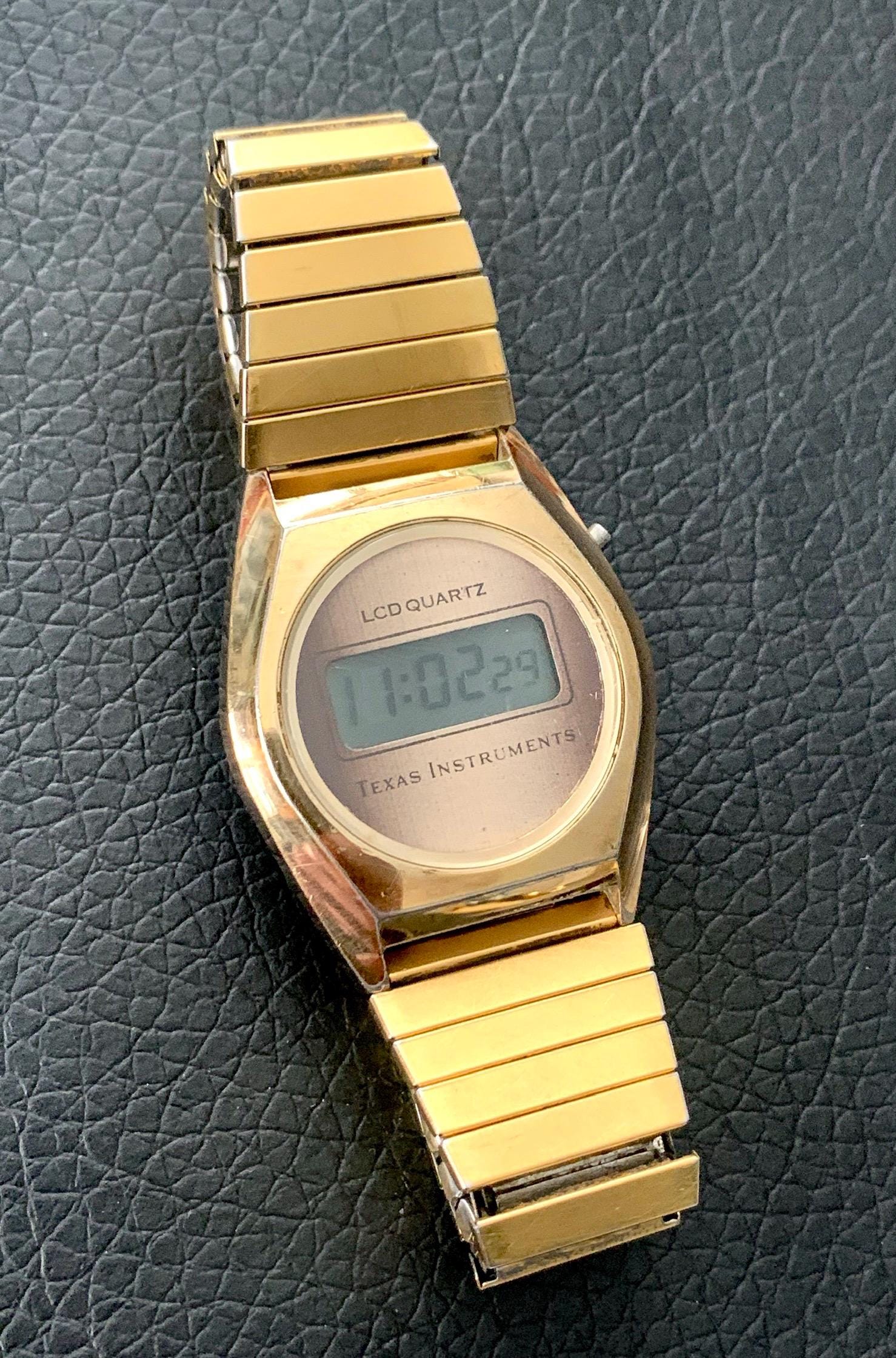 TEXAS INSTRUMENTS デジタル ビンテージ メンズ 腕時計 Texas Instruments Watch - Etsy