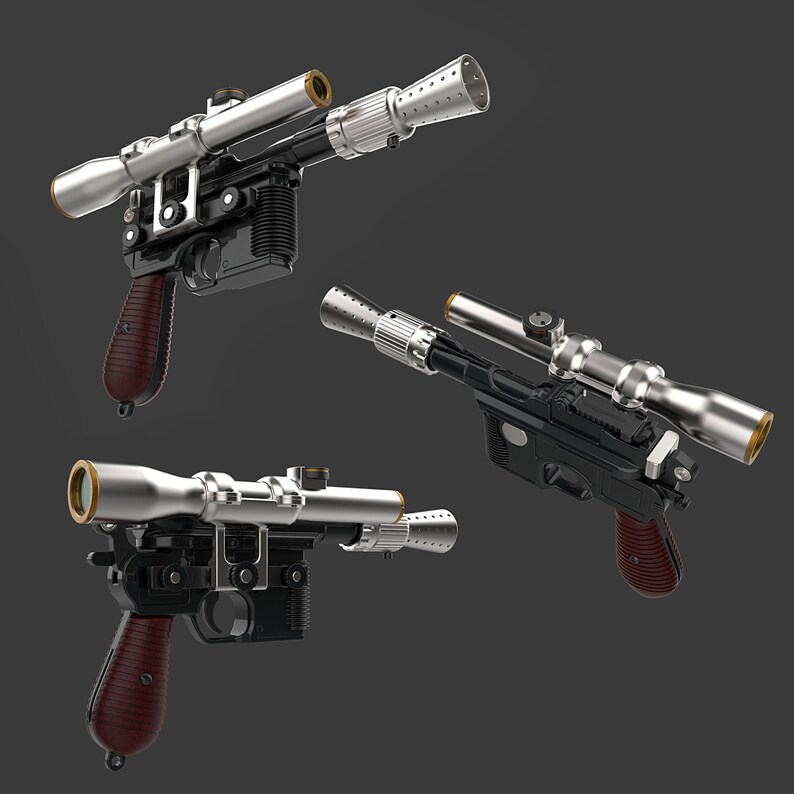 Cosplay 3D Printable Blaster Inspired by Han Solo's DL-44 - Etsy