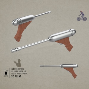 Padme Cosplay Blaster Prop – Silver Star Wars Blaster For Halloween, Cosplay & Costume Parties