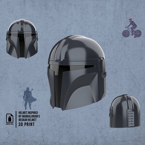 Cosplay 3D Printable Mandalorian Helmet