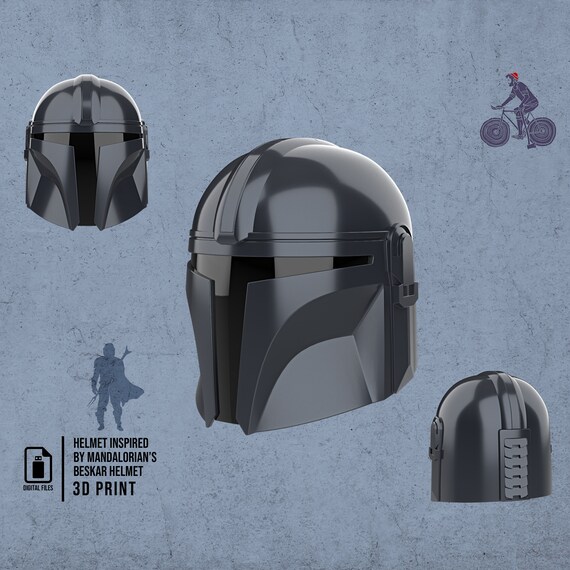 Cosplay 3D Printable Mandalorian Helmet - Etsy Australia