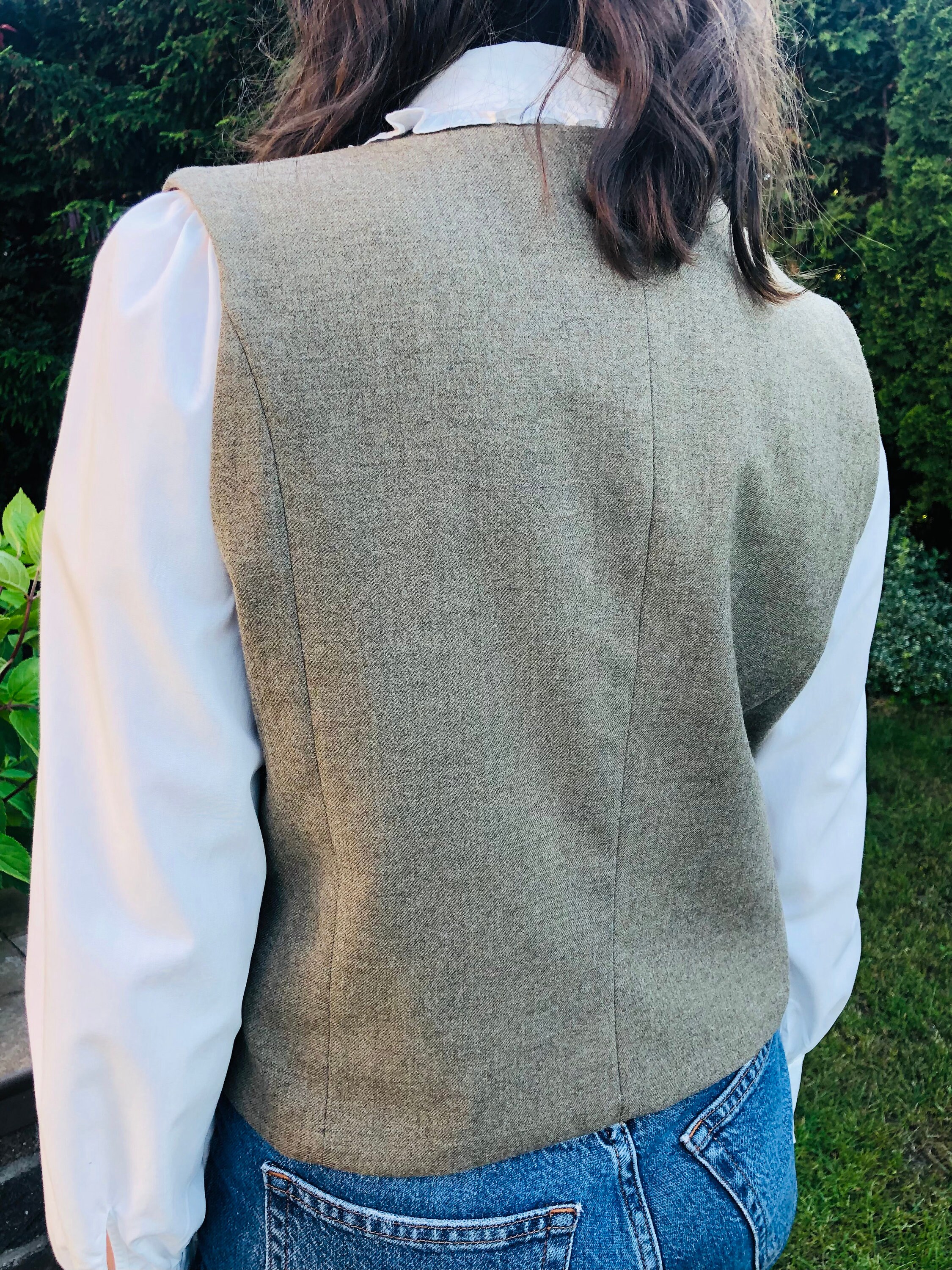 Ivy Button-up Fitted Waistcoat Sewing Pattern - Etsy