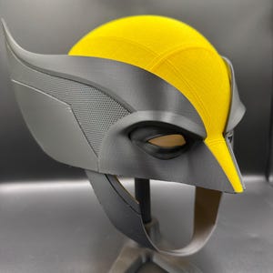 3D Printed Wolverine Cowl: Unpainted PLA Cosplay Helmet